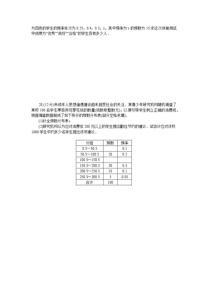 初中数学湘教八年级下单元测试卷-第五章检测卷03