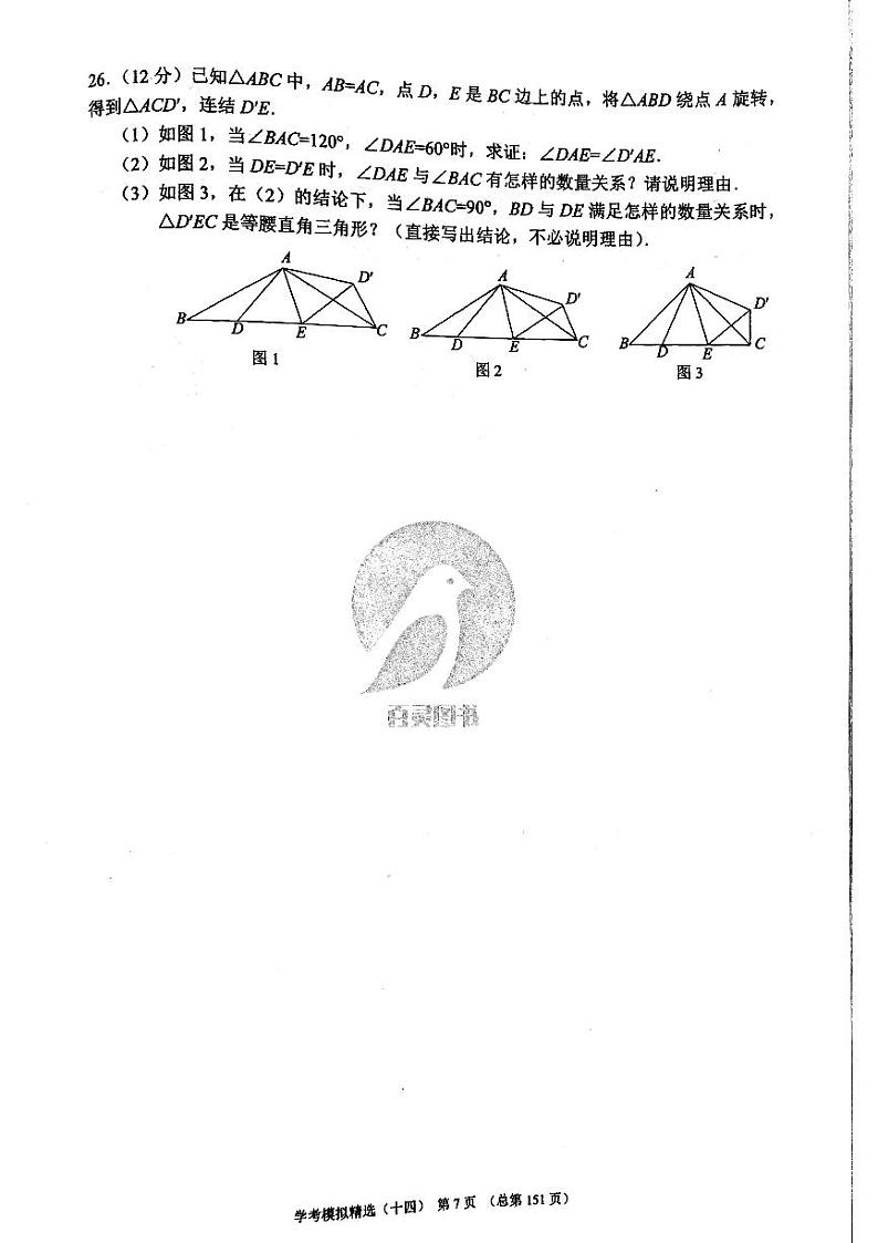 2023版中考数学211济南专版 16第1页