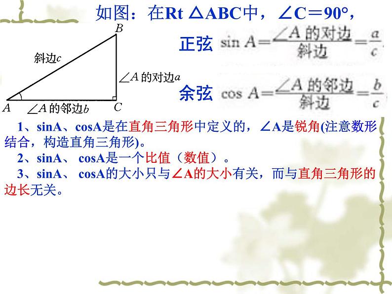 数学：28.1锐角三角函数（2）课件（人教新课标九年级下）03