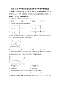 2023年四川省绵阳涪城区西园学校中考数学模拟试卷(含答案)