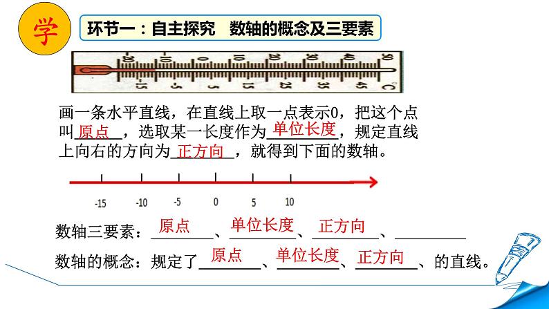 人教版数学七年级上《数轴》课件第4页