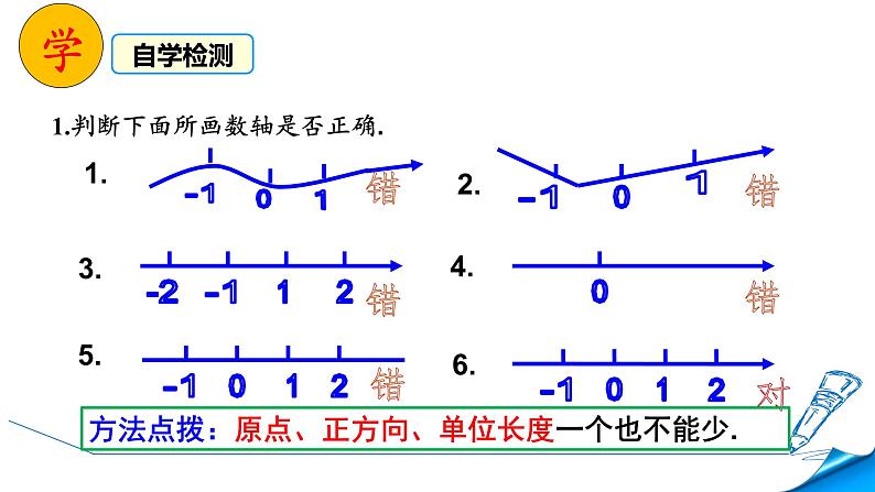 人教版数学七年级上《数轴》课件第5页