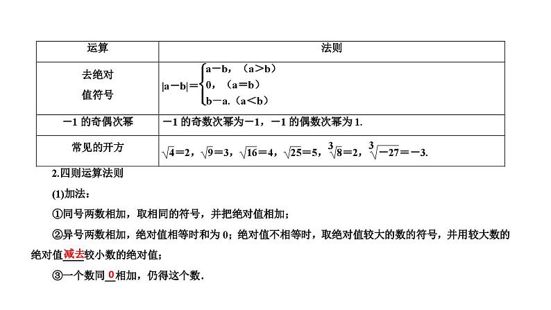 1.1实数及其运算知识点讲练（课件）-2023届中考数学一轮大单元复习（全国通用）07