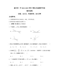 河南省新乡市第一中学2022-2023学年七年级下学期期中考试数学试卷（含答案）