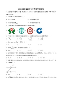 2023年湖北省黄石市中考数学模拟卷（含答案）