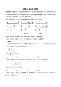 专题11 截长补短模型-2023年中考数学一轮复习热点题型与方法精准突破（原卷版）