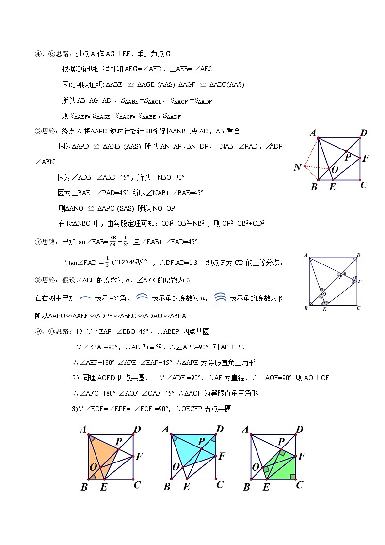 专题12 半角模型-2023年中考数学一轮复习热点题型与方法精准突破（原卷版）第2页