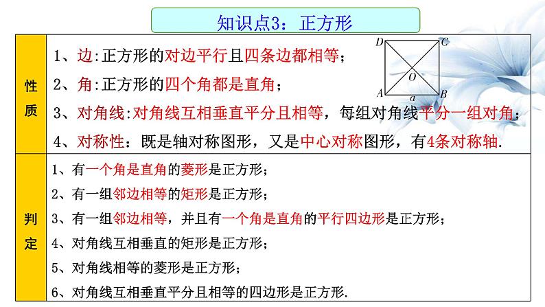 2023年九年级 中考数学一轮复习 矩形、菱形、正方形课件第4页