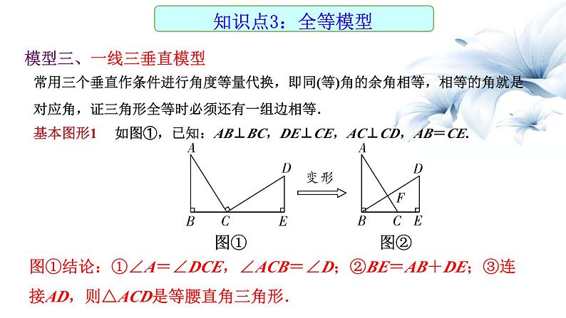 2023年中考数学一轮专题复习课件  全等三角形第7页