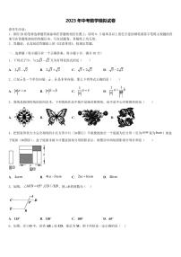 2022-2023学年江苏炸无锡市锡山区中考数学模拟精编试卷含解析