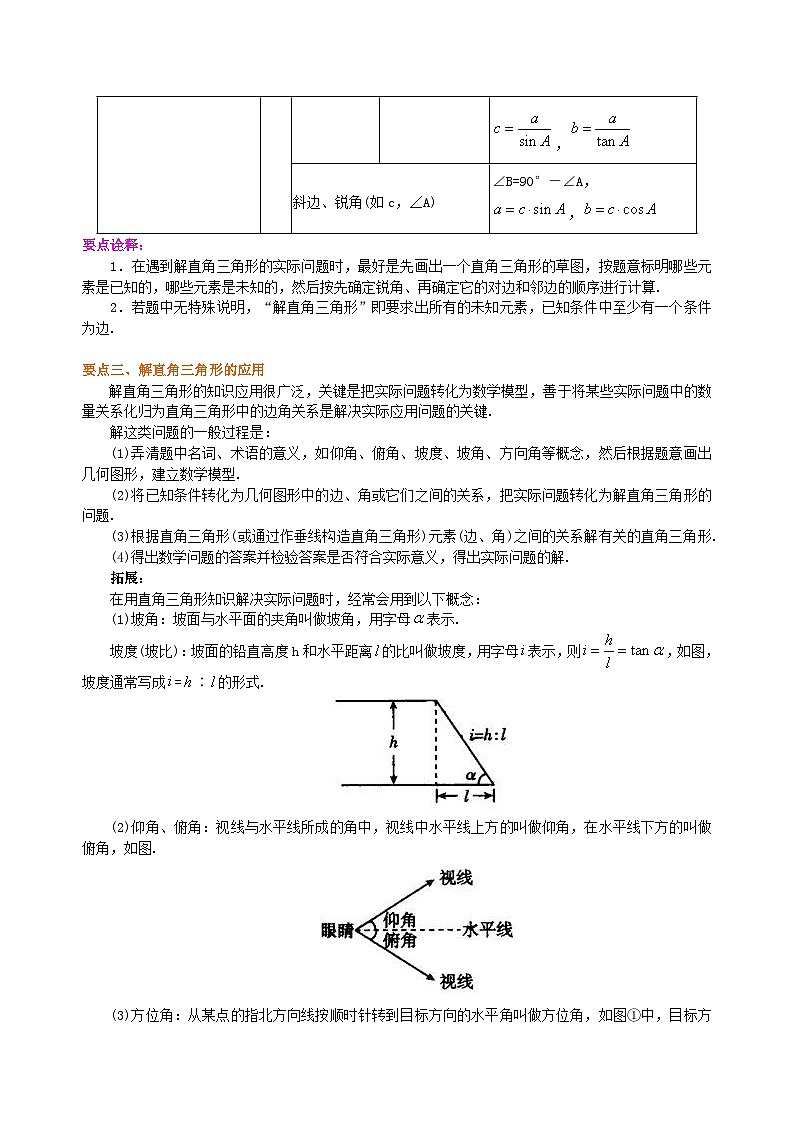 65解直角三角形及其应用--知识讲解第2页