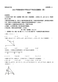 2023年陕西省神木市店塔初级中学中考模拟数学试题（含答案）