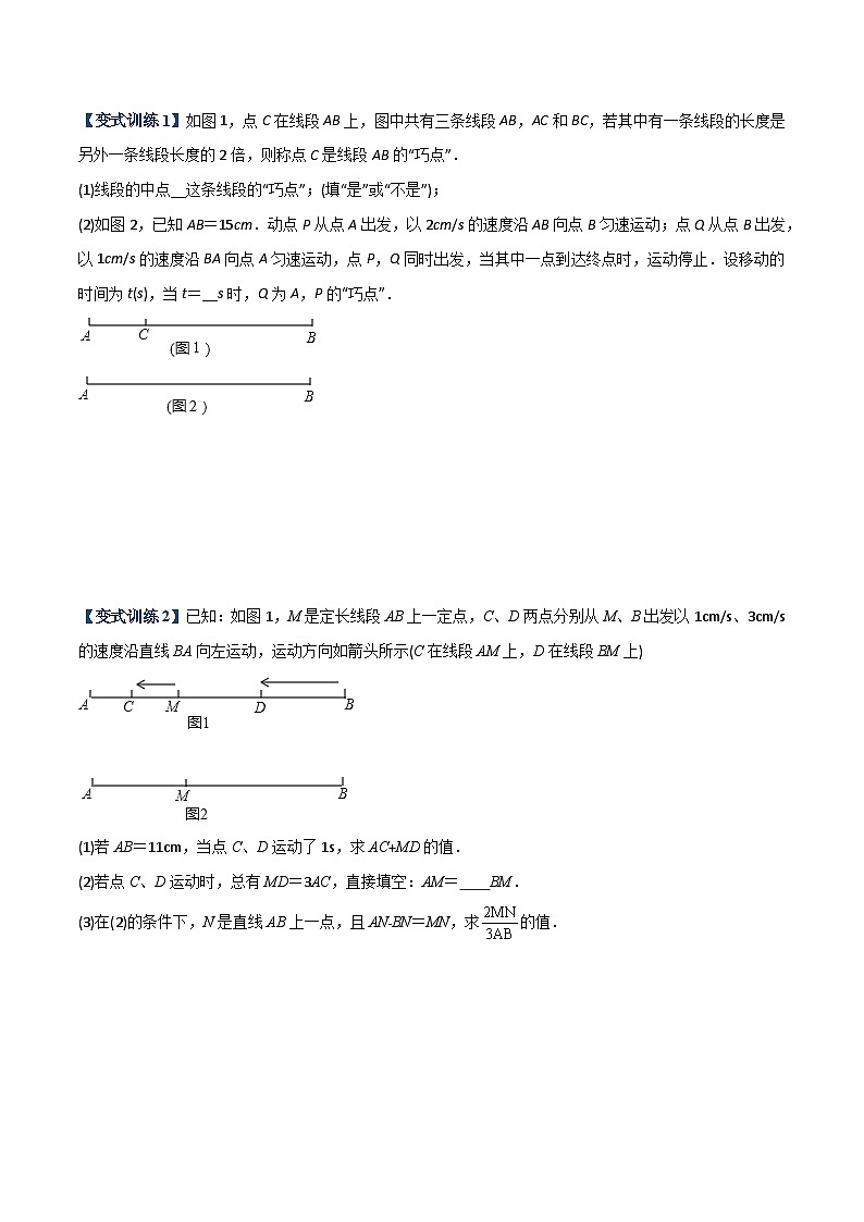 专题08 线段上动点问题的三种考法-初中数学7年级上册同步压轴题（学生版）第2页