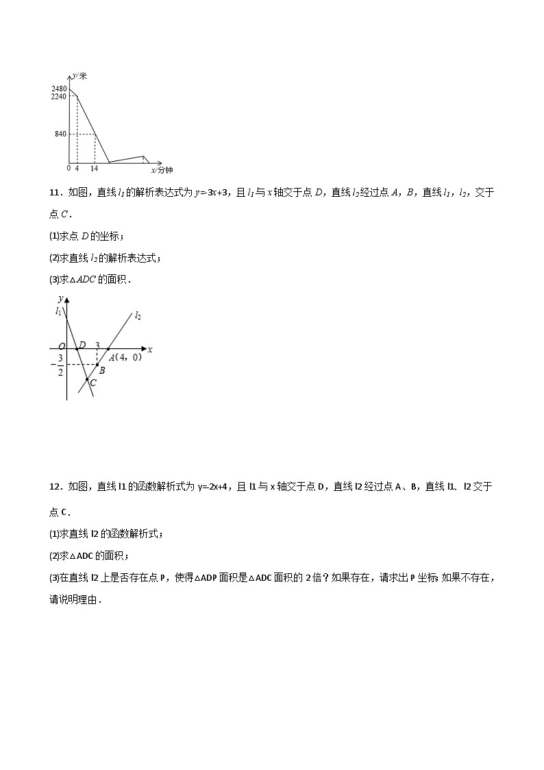 第19章 一次函数压轴题考点训练-初中数学8年级下册同步压轴题（教师版含解析）03