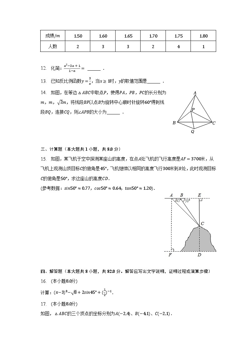 2023年安徽省滁州市凤阳县东片中考数学二模试卷（含解析）03