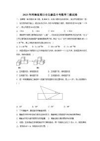 2023年河南省周口市太康县中考数学二模试卷（含解析）