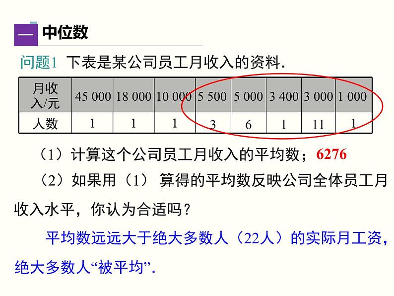 20.1.2 第1课时 中位数和众数 人教版八年级数学下册课件第4页