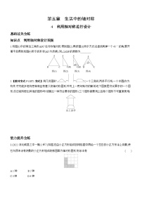 北师大版七年级下册4 利用轴对称进行设计随堂练习题