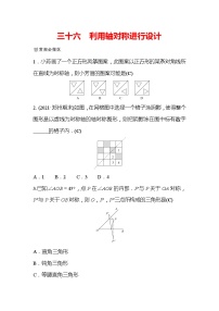 初中数学4 利用轴对称进行设计同步达标检测题