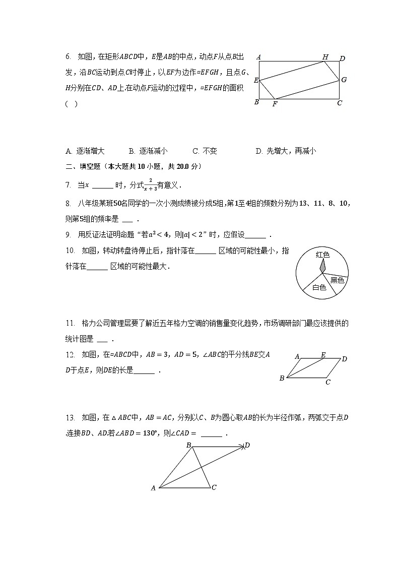 2022-2023学年江苏省南京外国语学校河西中学八年级（下）期中数学试卷（含解析）02