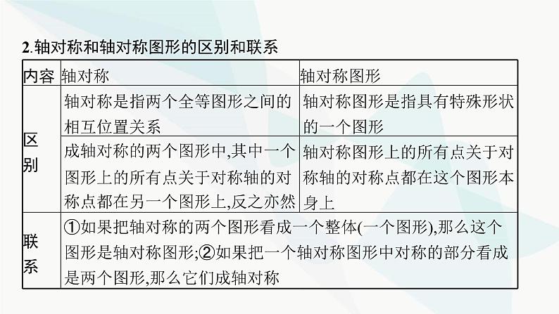 人教版中考数学复习第七章图形与变换第25课时图形的轴对称与中心对称教学课件05