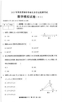 2023年河北省沧州市任丘市九年级数学中考三模试卷