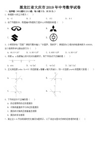 黑龙江省大庆市2019年中考数学试卷【含答案】