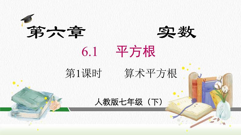 人教七下数学6.1 第1课时算术平方根课件1第2页