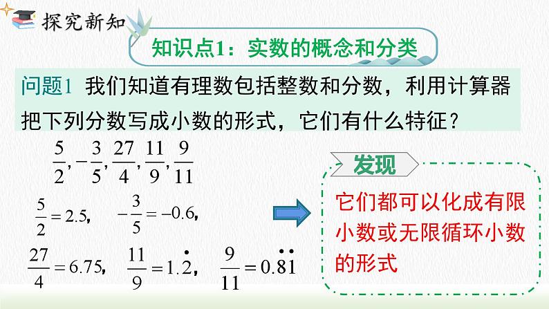 人教七下数学6.3 第1课时实数课件1第5页