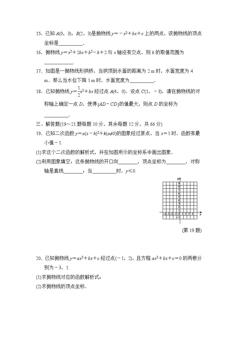 人教版数学九年级上册第二十二章达标测试卷2第3页