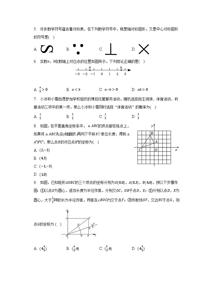 2023年山东省济南市天桥区中考数学二模试卷（含解析）第2页