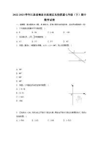 2022-2023学年江西省南昌市西湖区名校联盟七年级（下）期中数学试卷（含解析）