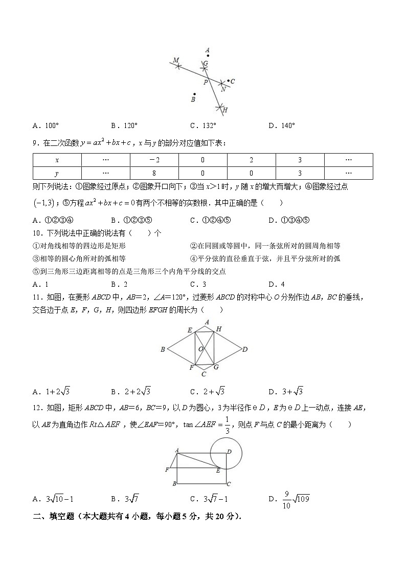 2023年四川省攀枝花市中考二模数学试题（含答案）02