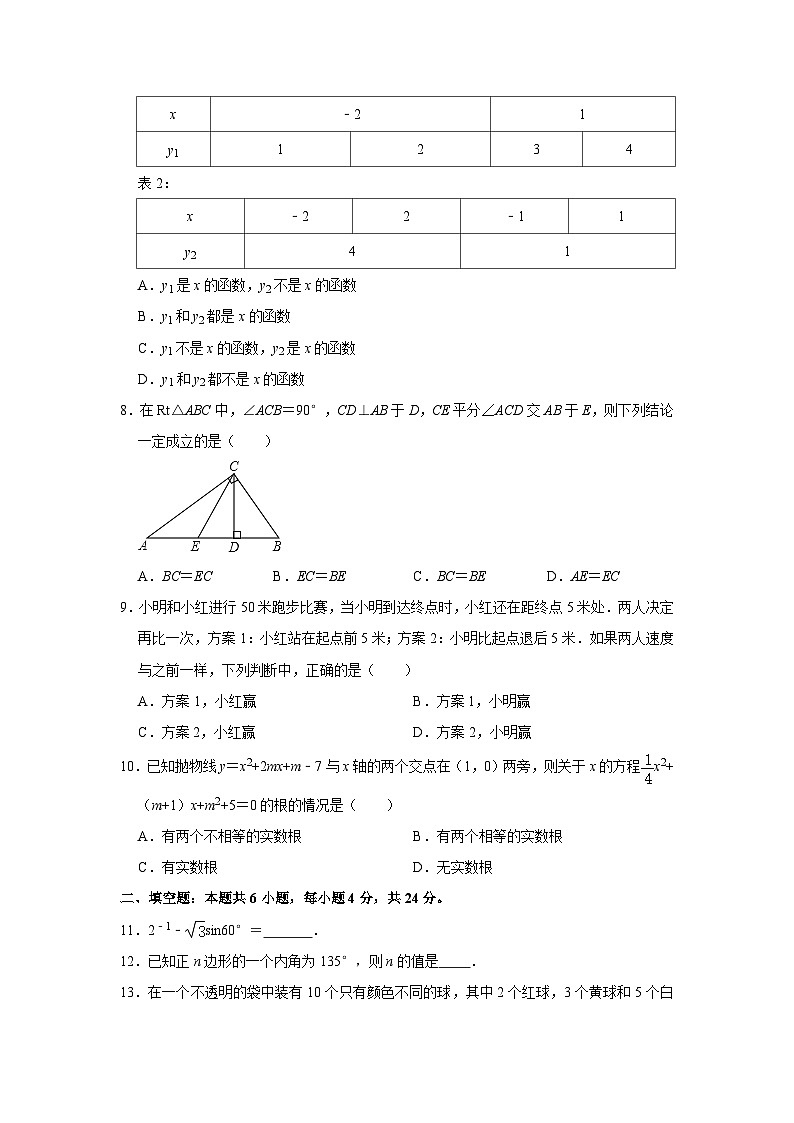 九年级下学期第一次月考数学试卷02