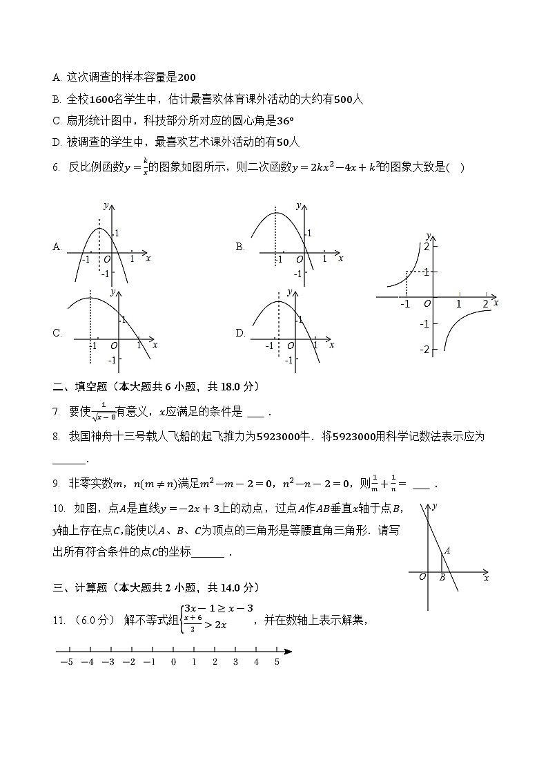 2023年江西省南昌市中考数学+仿真+模拟试卷（含答案）02