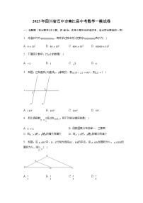 2023年四川省巴中市南江县中考数学一模试卷（含解析）