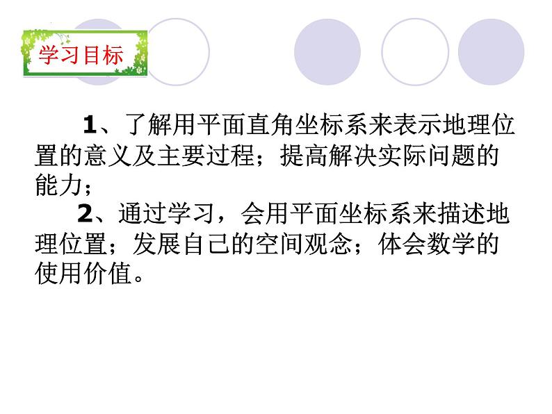 7.2.1 用坐标表示地理位置 课件第2页