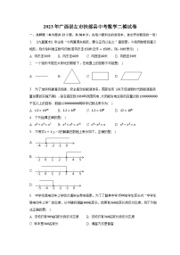 2023年广西崇左市扶绥县中考数学二模试卷（含解析）