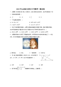 2023年山西省太原市中考数学一模试卷（含解析）