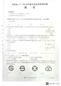 2023年河南省漯河市召陵区中考二模数学试题