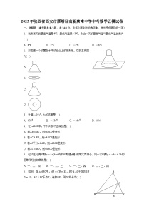 2023年陕西省西安市雁塔区高新唐南中学中考数学五模试卷（含解析）