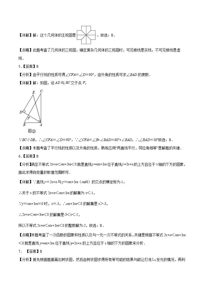 （安徽卷）2023年中考数学第三次模拟考试（全解全析）第2页