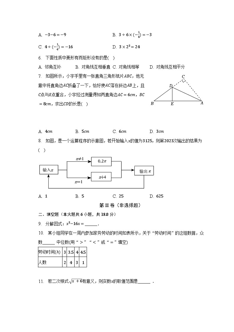 2023年山东省菏泽市东明县中考数学二模试卷（含解析）第2页