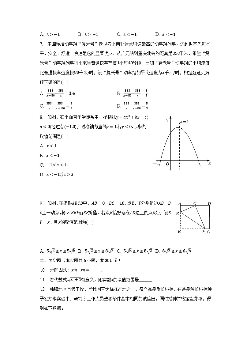 2023年新疆阿克苏地区阿瓦提县中考数学模拟试卷（二）（含解析）第2页