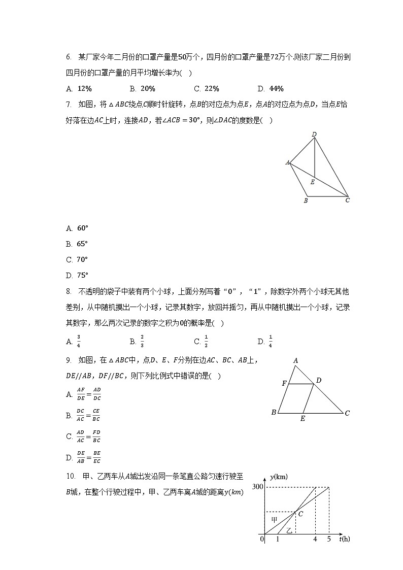 2023年黑龙江省哈尔滨市香坊区中考数学二模试卷（含解析）02