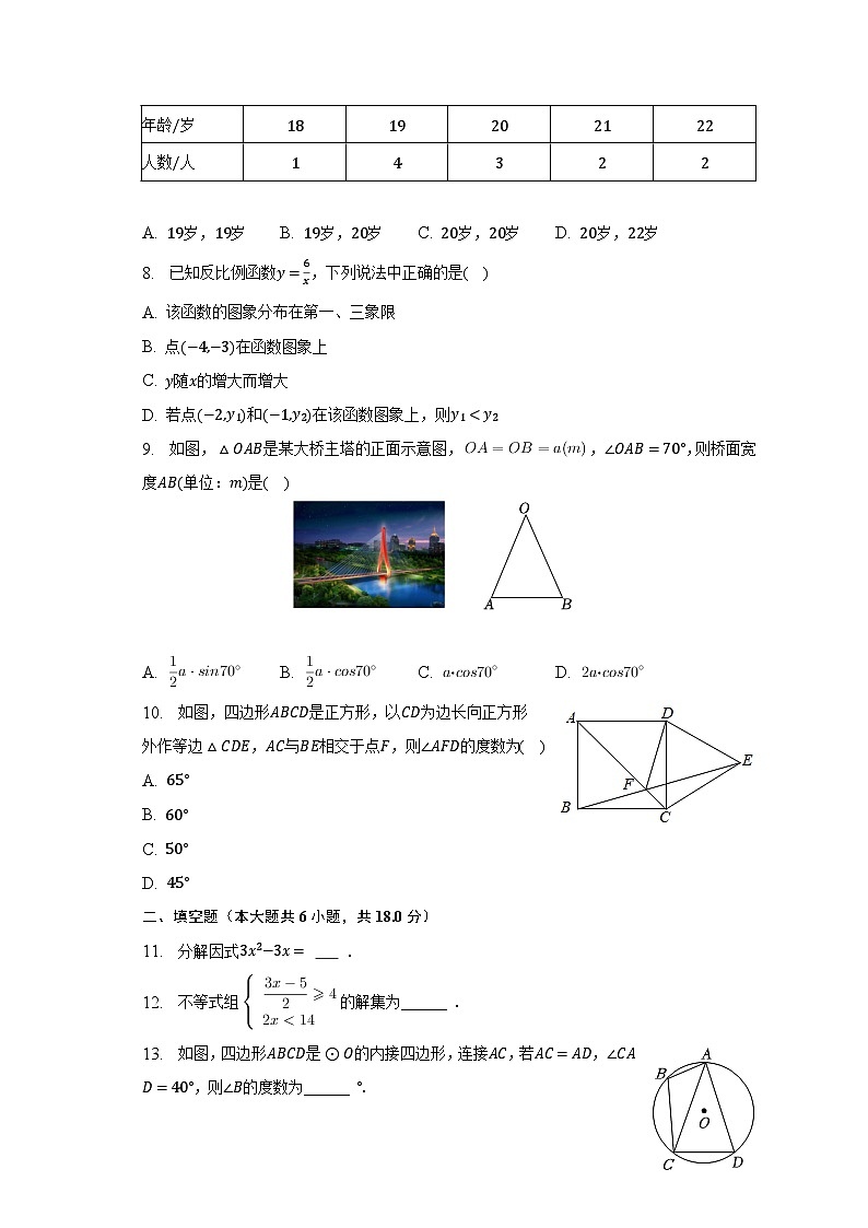 2023年辽宁省沈阳市中考数学二模试卷（含解析）第2页