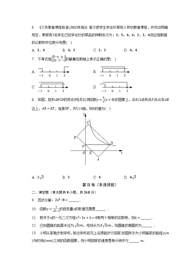 2023年湖南省郴州市永兴县中考数学二模试卷（含解析）02