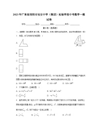 2023年广东省深圳市宝安中学（集团）实验学校中考数学一模试卷（含解析）