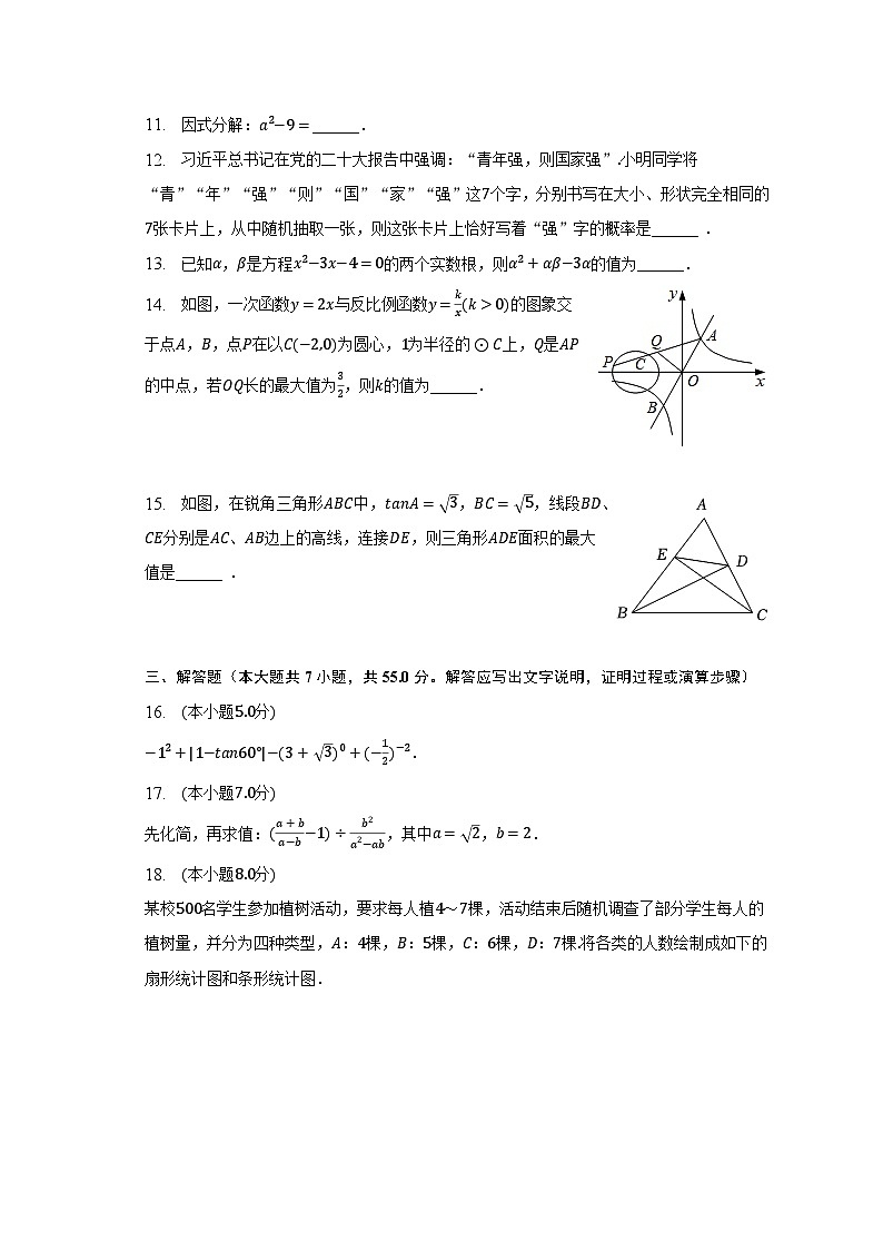 2023年广东省深圳市罗湖区中考数学二模试卷（含解析）第3页