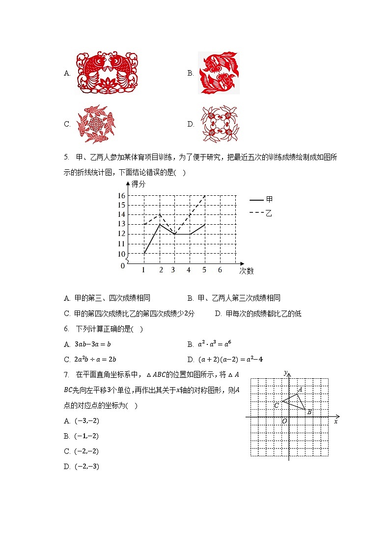 2023年山东省济南市高新区中考数学二模试卷（含解析）第2页